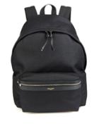 Saint Laurent Canvas And Leather Backpack
