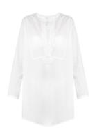 Lila Eugénie 1708 Lace-insert Cotton-blend Shirt