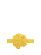 Matchesfashion.com Adriana Degreas - Le Fleur Flower Embellished Crepe Belt - Womens - Yellow