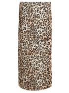 Matchesfashion.com Raey - Leopard Print Silk Pencil Skirt - Womens - Leopard