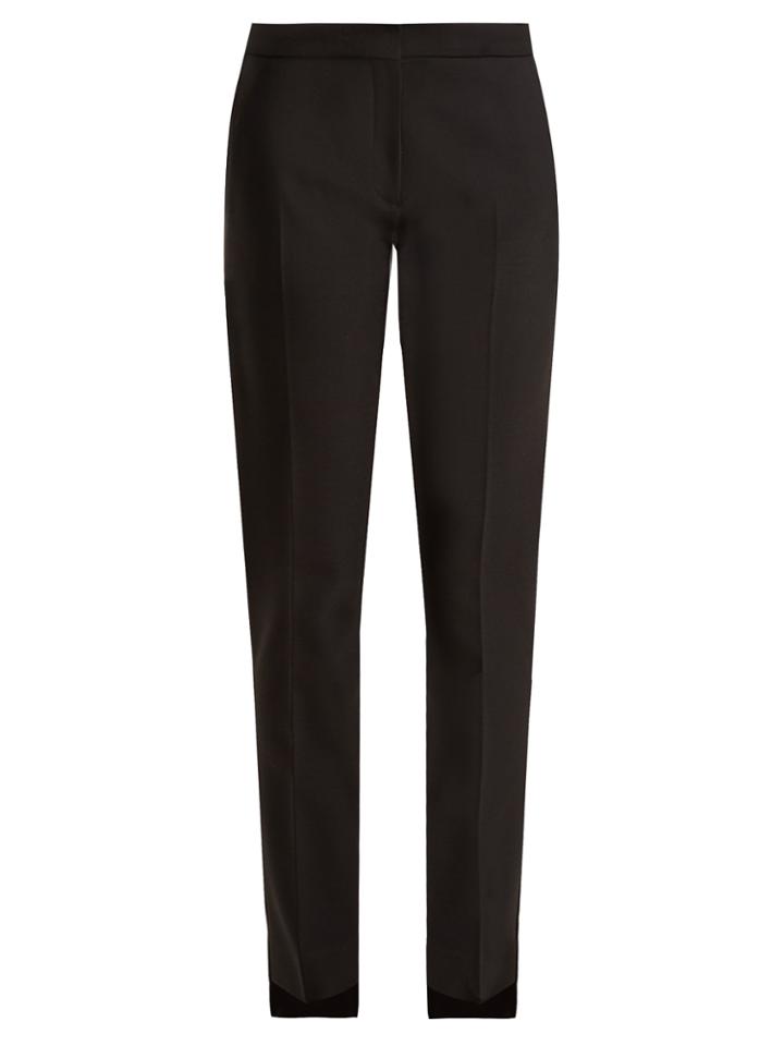 Summa Slim-leg Step-cuff Twill Trousers