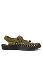 Matchesfashion.com Keen - Uneek Drawstring Microfibre Sandals - Mens - Olive Green