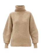 Matchesfashion.com Altuzarra - Merle Roll-neck Wool-blend Sweater - Womens - Beige