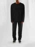 The Row - Enriques Jersey Long-sleeved T-shirt - Mens - Black