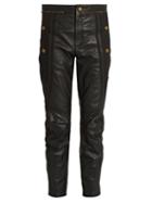 Chloé Cropped Leather Trousers