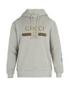 Gucci Dragon And Logo Hooded Sweatshirt