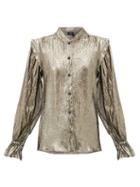 Matchesfashion.com Etro - Borana Silk-blend Shirt - Womens - Silver