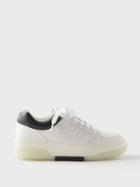 Amiri - Stadium Low Leather Trainers - Mens - White Black