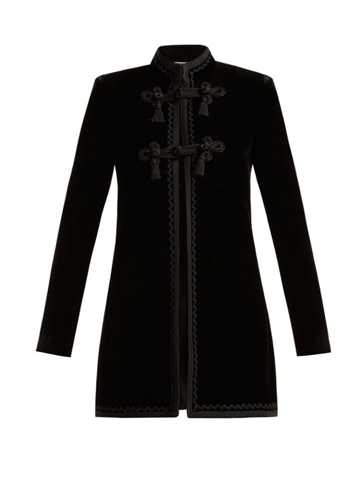 Saint Laurent Passementarie-trimmed Velvet Jacket