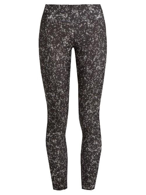 Pepper & Mayne Supernova-print Performance Leggings