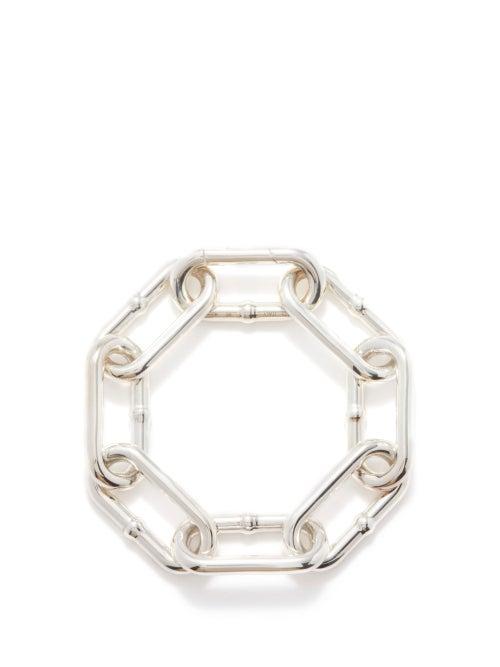 Bottega Veneta - Chains Sterling-silver Bracelet - Womens - Silver