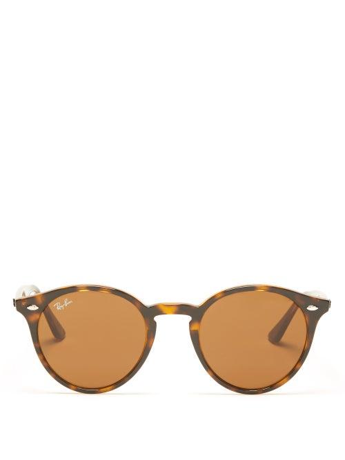 Ray-ban - Round Tortoiseshell-acetate Sunglasses - Womens - Brown Multi