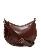 Matchesfashion.com Isabel Marant - Naoko Studded-leather Shoulder Bag - Womens - Dark Brown