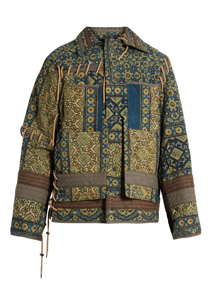 Craig Green Diamond-print Quilted Jacket