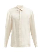 Matchesfashion.com Commas - Relaxed Linen Shirt - Mens - Beige