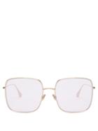 Matchesfashion.com Dior Eyewear - Diorstellaire Iridescent Square Sunglasses - Womens - Pink