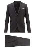 Neil Barrett - Slim-fit Sharkskin Suit - Mens - Black