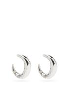 Matchesfashion.com Dear Letterman - Malakyi Hammered Sterling-silver Hoop Earrings - Mens - Silver