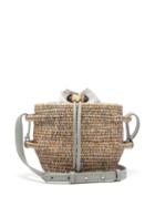 Matchesfashion.com Khokho - Thembi Drawstring Top Basket Bag - Womens - Light Grey