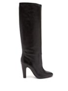 Matchesfashion.com Maison Margiela - Tetra Leather Knee-high Boots - Womens - Black
