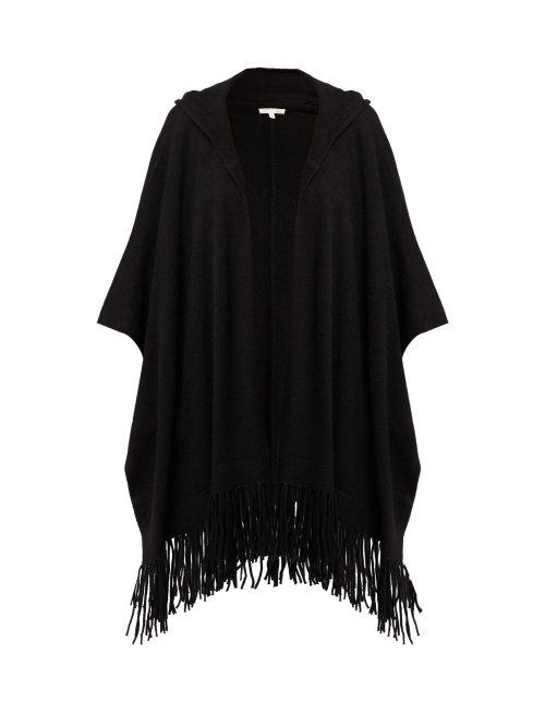 Matchesfashion.com Skin - Gabriella Hooded Cashmere Poncho - Womens - Black
