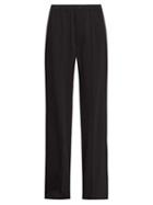 Matchesfashion.com Balenciaga - Logo Jacquard Tailored Trousers - Mens - Black
