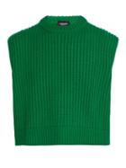 Matchesfashion.com Calvin Klein 205w39nyc - Cropped Ribbed Knit Sleeveless Sweater - Mens - Green