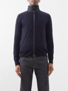 Belstaff - Kelby Zip-up Wool Cardigan - Mens - Navy