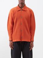 Homme Pliss Issey Miyake - Technical-pleated Shirt - Mens - Orange