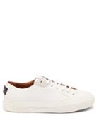 Matchesfashion.com Givenchy - Corrugated Sole Leather Low Top Trainers - Womens - White