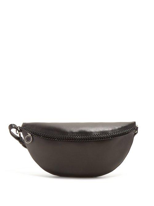 Matchesfashion.com Stella Mccartney - Falabella Faux Leather Belt Bag - Womens - Black