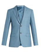 Alexander Mcqueen Single-breasted Mohair And Silk-blend Blazer