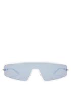 Matchesfashion.com Dior Homme Sunglasses - Mercure Visor Sunglasses - Mens - Clear