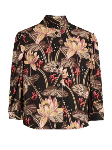 Loewe X Paula's Ibiza Floral-print Blouse