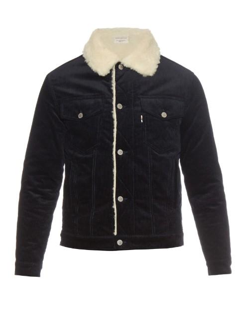 Maison Kitsuné Corduroy Trucker Jacket