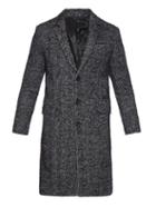 Ami Herringbone Wool And Alpaca-blend Coat