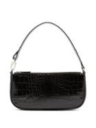 Matchesfashion.com By Far - Rachel Crocodile Effect Leather Shoulder Bag - Womens - Black