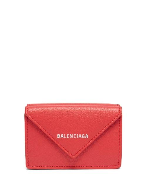 Matchesfashion.com Balenciaga - Papier Leather Purse - Womens - Red