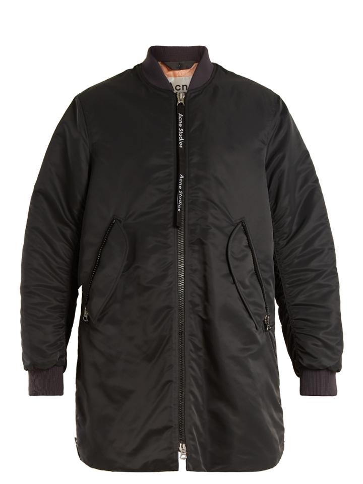 Acne Studios Coos Long-line Padded Bomber Jacket