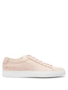 Matchesfashion.com Common Projects - Original Achilles Low Top Leather Trainers - Womens - Light Pink