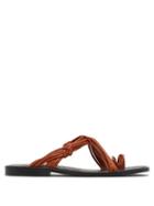 Matchesfashion.com Loewe Paula's Ibiza - Toe-ring Leather Sandals - Womens - Tan