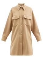 Ladies Rtw Stella Mccartney - Kerry Patch-pocket Wool Jacket - Womens - Camel