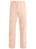 Matchesfashion.com The Lost Explorer - Honey Badger Cotton Chino Trousers - Mens - Pink