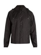 Matchesfashion.com Gucci - Logo Print Hooded Windbreaker Jacket - Mens - Black