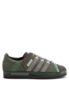 Matchesfashion.com Adidas X Craig Green - Superstar Embroidered Faux-suede Trainers - Mens - Black