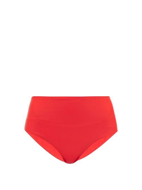 Matchesfashion.com Jade Swim - Bound High-rise Bikini Briefs - Womens - Red
