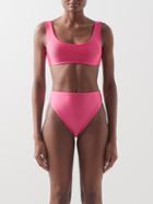 Jade Swim - Scoop-neck Bikini Top - Womens - Pink