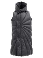 Matchesfashion.com Moncler + Rick Owens - Porterville Longline Metallic-shell Down Gilet - Mens - Black