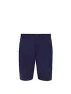 Matchesfashion.com Maison Kitsun - Parfait Cotton Twill Chino Shorts - Mens - Navy