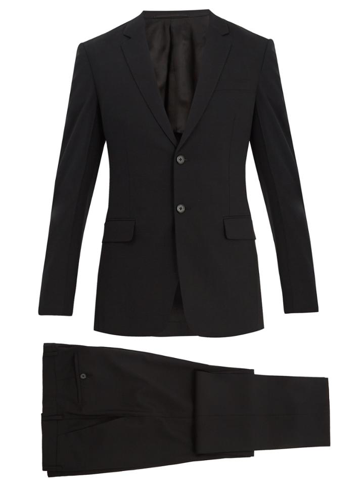 Prada Two-button Single-breasted Wool Suit